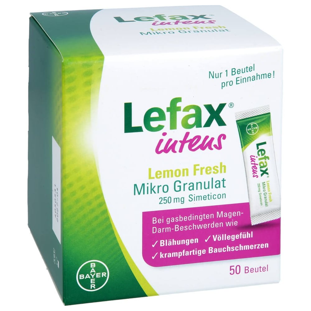 Lefax intens Lemon Fresh Mikro Granul.250 mg Sim.
