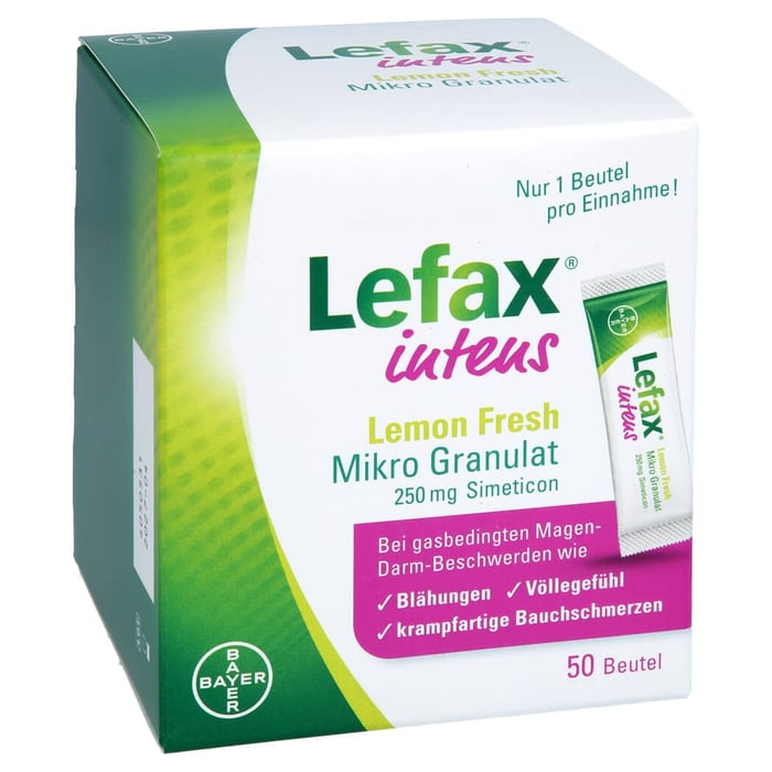 Lefax intens Lemon Fresh Mikro Granul.250 mg Sim.