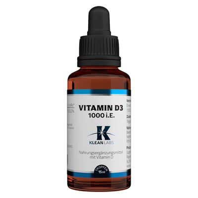 Vitamin D3 1000 i.E. pro Tropfen KLEAN LABS