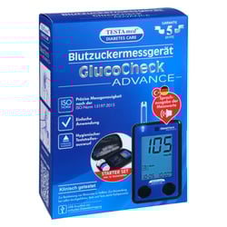 Testamed GlucoCheck Advance StarterKitmg/dl mmol/l