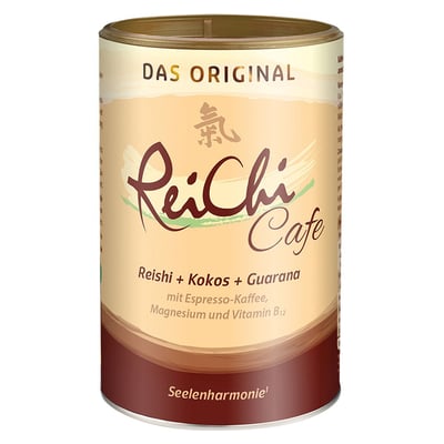 ReiChi Cafe Reishi-Pilz Espresso Kaffee Kokos vegan