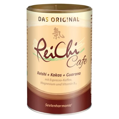 ReiChi Cafe Reishi-Pilz Espresso Kaffee Kokos vegan