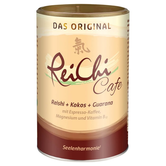 ReiChi Cafe Reishi-Pilz Espresso Kaffee Kokos vegan