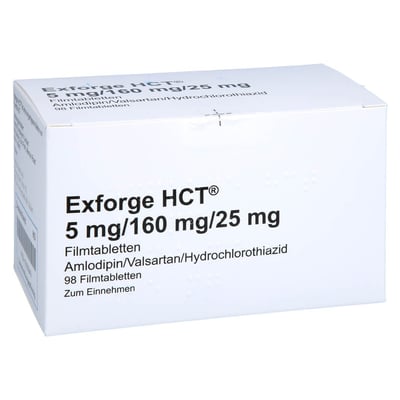 Exforge HCT 5 mg/160 mg/25 mg