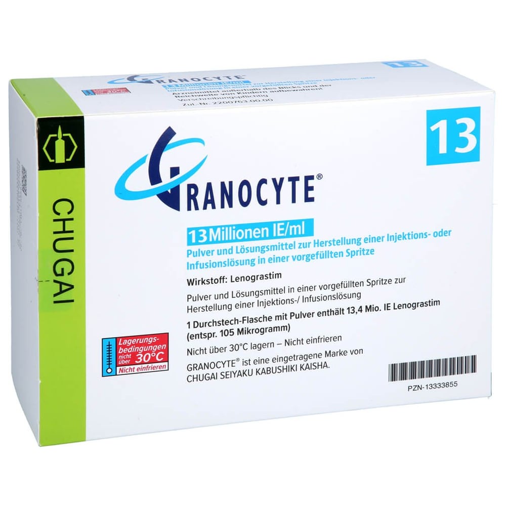 Granocyte 13 Millionen IE/ml Tr.Subst.+5 FER