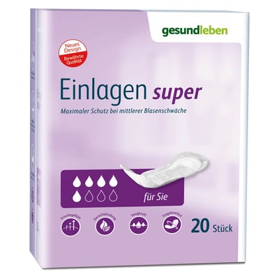 Gesund Leben Einlagen super Produktbild 1