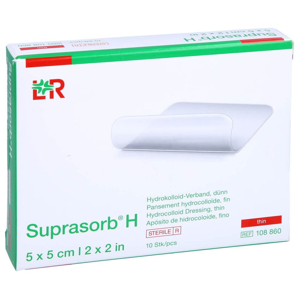 Suprasorb H Duenn 5x5cm