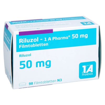 Riluzol - 1 A Pharma 50 mg Filmtabletten