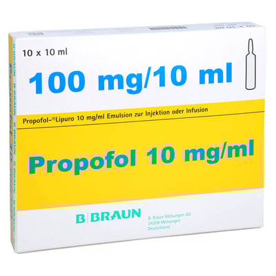 PROPOFOL Lipuro 1% 10mg/ml Emu.z.Inj.o.Inf.Gl.Amp.