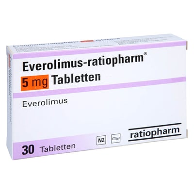 Everolimus-ratiopharm 5 mg Tabletten Produktbild 1