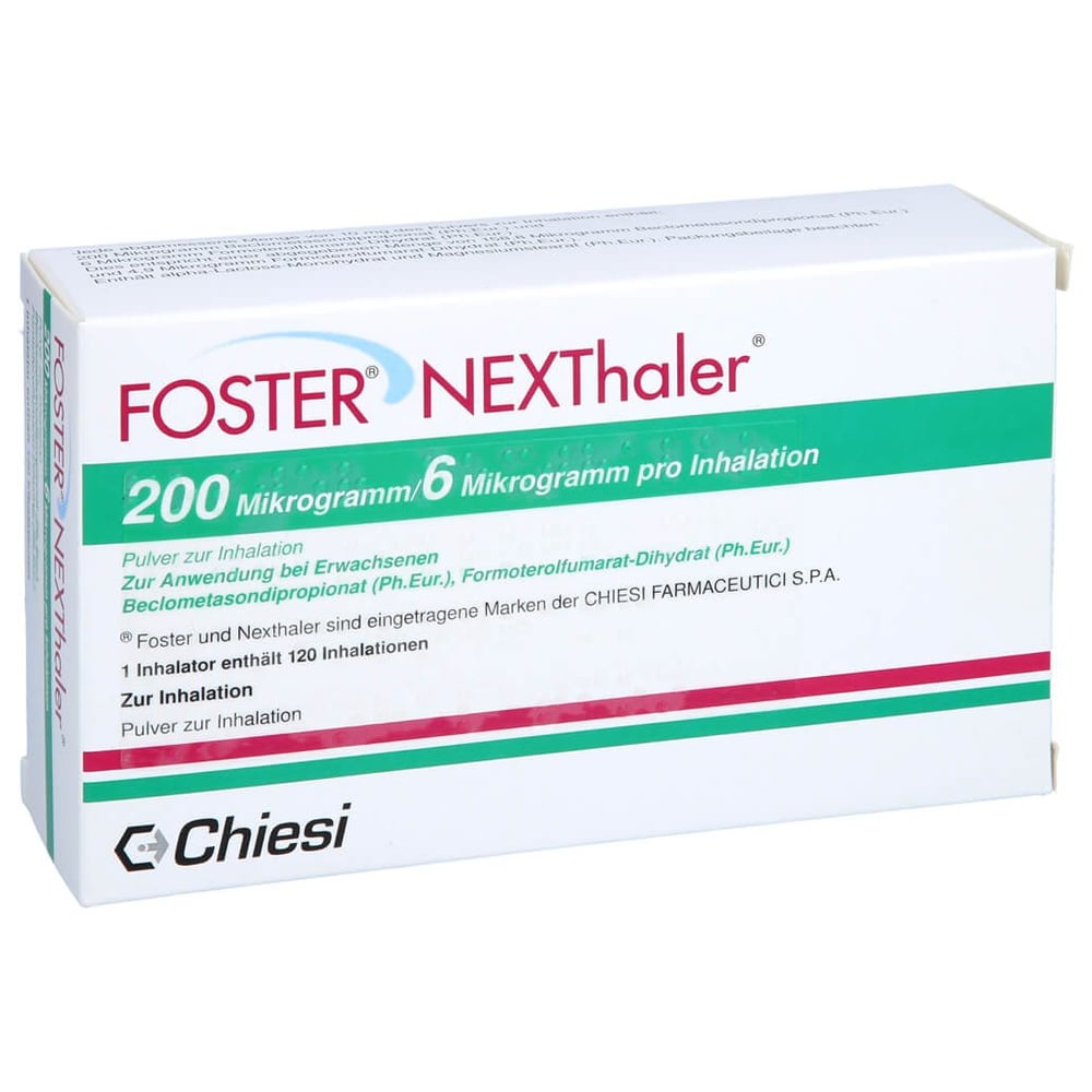 Foster Nexthaler 200/6 ug 120 ED Inhalationspulver