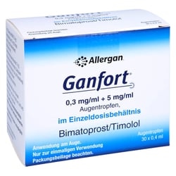 Ganfort 0.3 mg/ml+5 mg/ml AT in Einzeldosisbeh.