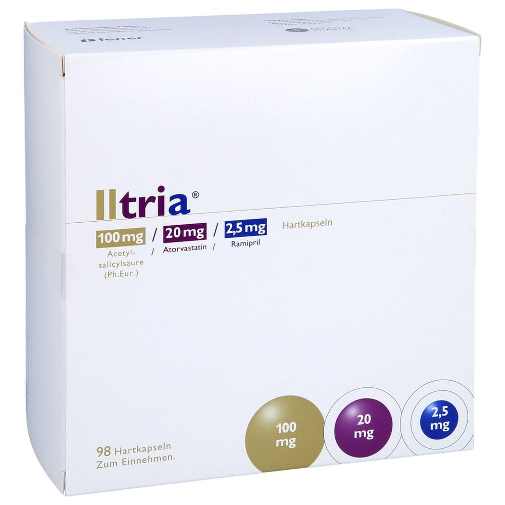 Iltria 100 mg/20 mg/2.5 mg Hartkapseln