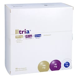 Iltria 100 mg/40 mg/2.5 mg Hartkapseln