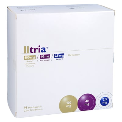 Iltria 100 mg/40 mg/2.5 mg Hartkapseln