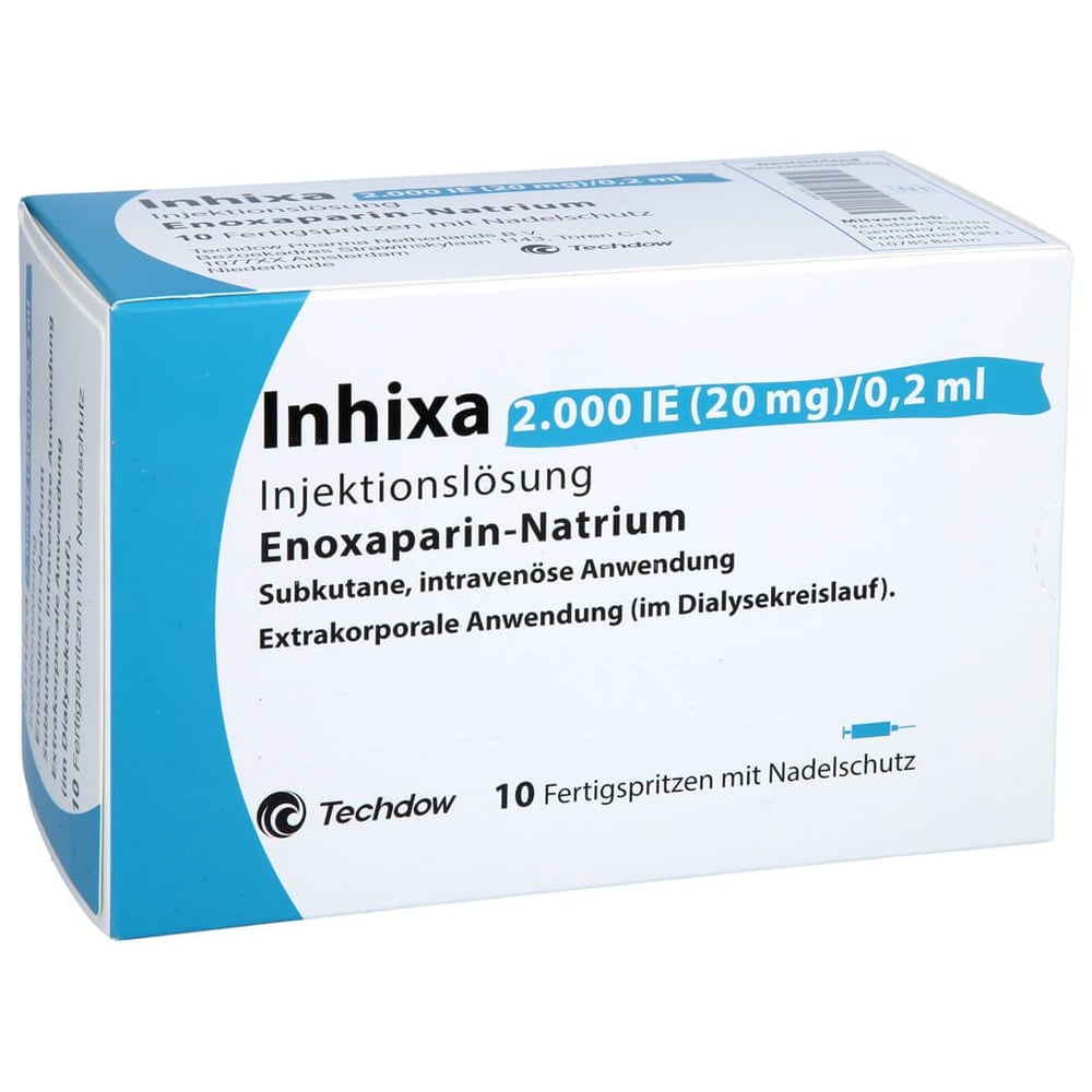 Inhixa 2000 I.E. (20 mg)/0,2 ml Injektionslösung