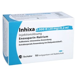 Inhixa 2000 I.E. (20 mg)/0,2 ml Injektionslösung