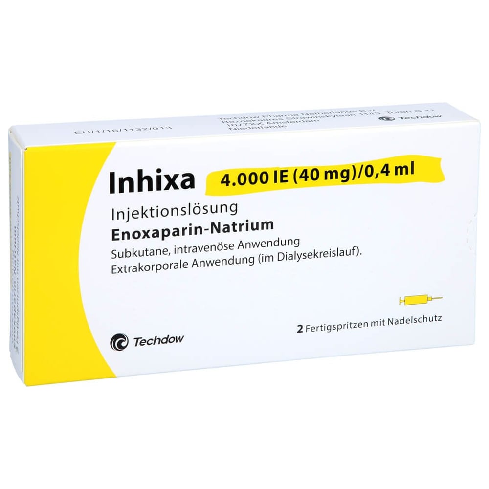 Inhixa 4000 I.E. (40 mg)/0,4 ml Injektionslösung