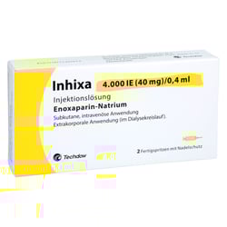 Inhixa 4000 I.E. (40 mg)/0,4 ml Injektionslösung