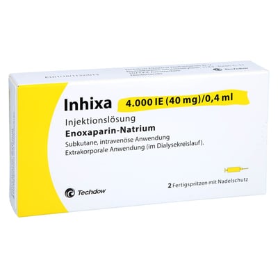 Inhixa 4000 I.E. (40 mg)/0,4 ml Injektionslösung