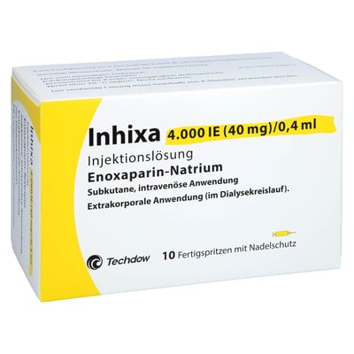 Inhixa 4000 I.E. (40 mg)/0,4 ml Injektionslösung