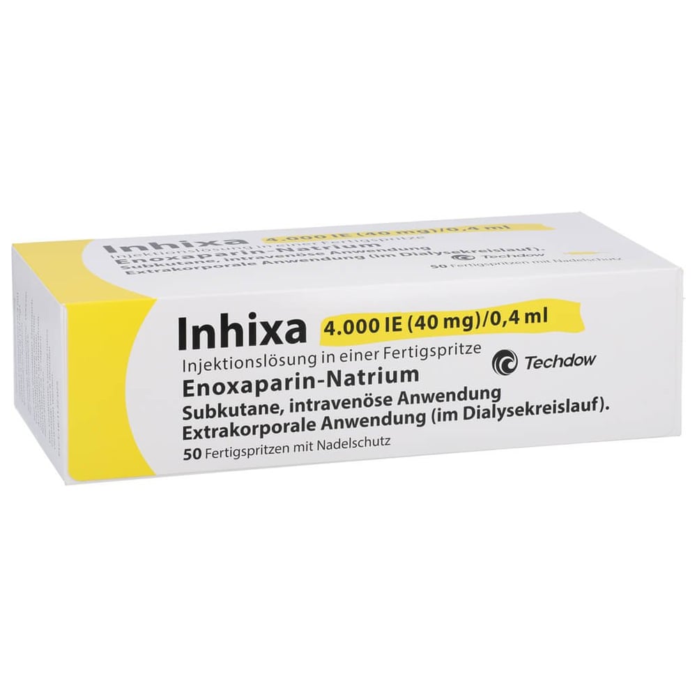 Inhixa 4000 I.E. (40 mg)/0,4 ml Injektionslösung