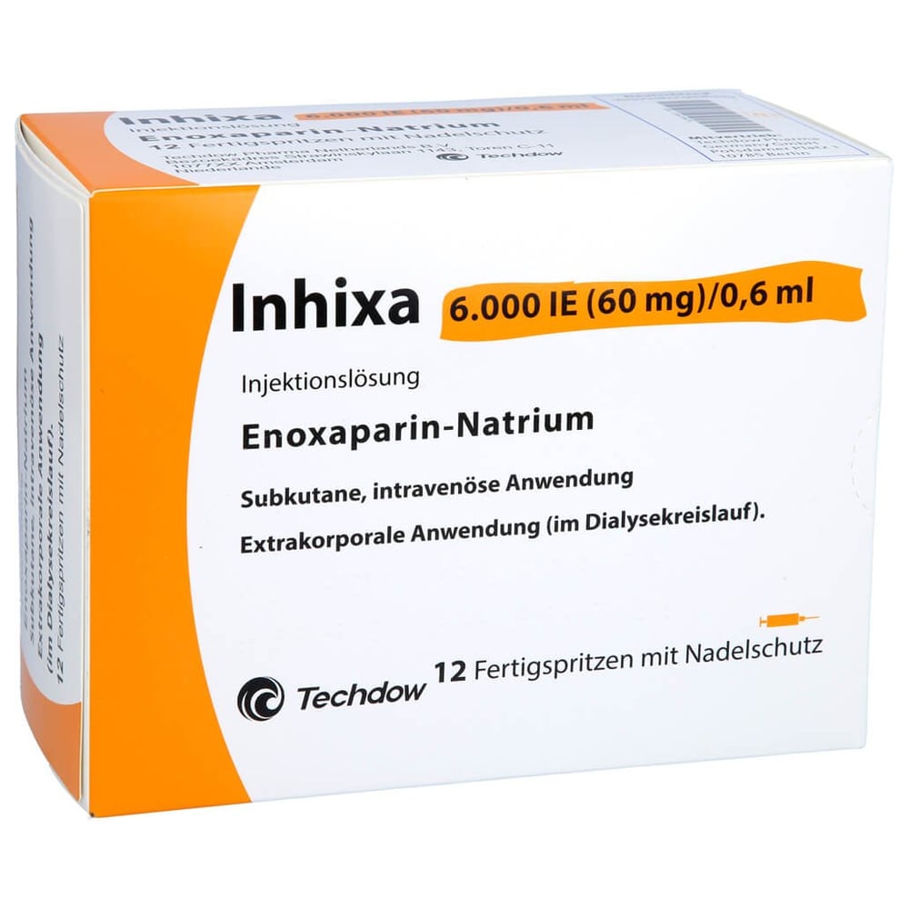 Inhixa 6000 I.E. (60 mg)/0,6 ml Injektionslösung