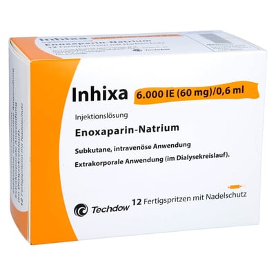Inhixa 6000 I.E. (60 mg)/0,6 ml Injektionslösung