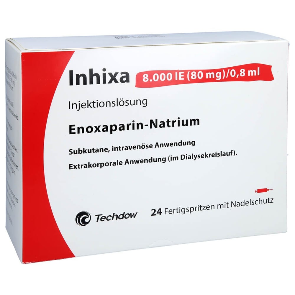 Inhixa 8000 I.E. (80 mg)/0,8 ml Injektionslösung