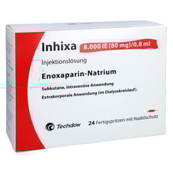 Inhixa 8000 I.E. (80 mg)/0,8 ml Injektionslösung