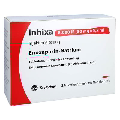 Inhixa 8000 I.E. (80 mg)/0,8 ml Injektionslösung