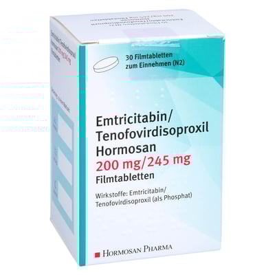 Emtricitabin/Tenofovirdisoproxil Hormosan 200 mg/245 mg