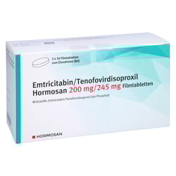 Emtricitabin/Tenofovirdisoproxil Hormosan 200 mg/245 mg