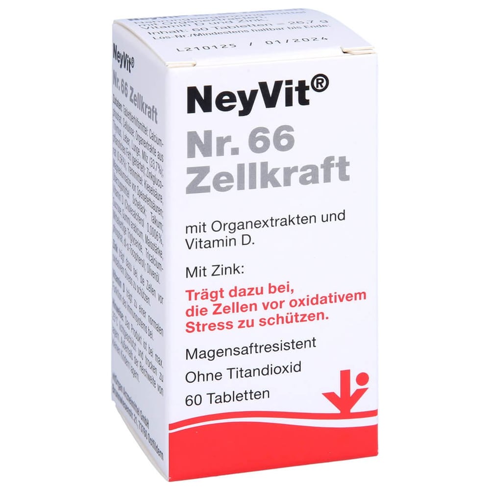 Neyvit Nr.66 Zellkraft magensaftres.Tabletten
