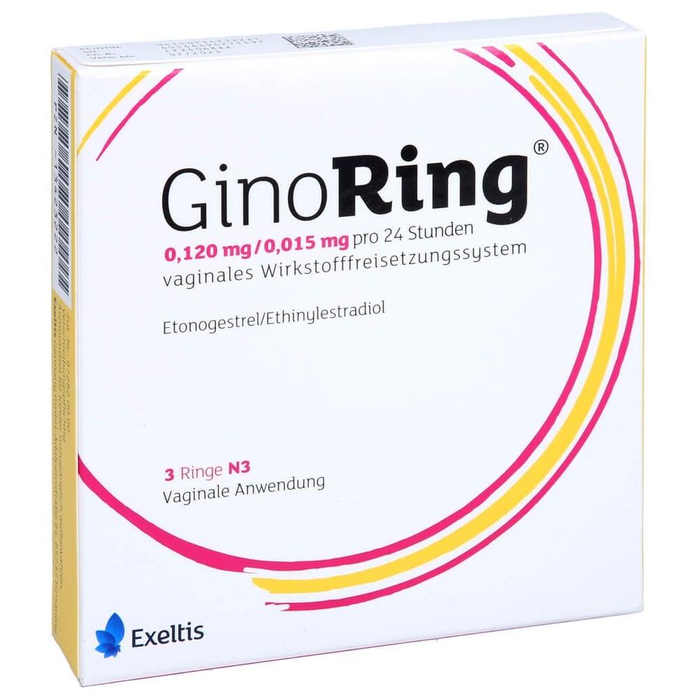 GinoRing 0,120 mg/0,015 mg pro 24 Stunden
