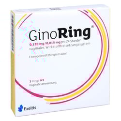 GinoRing 0,120 mg/0,015 mg pro 24 Stunden