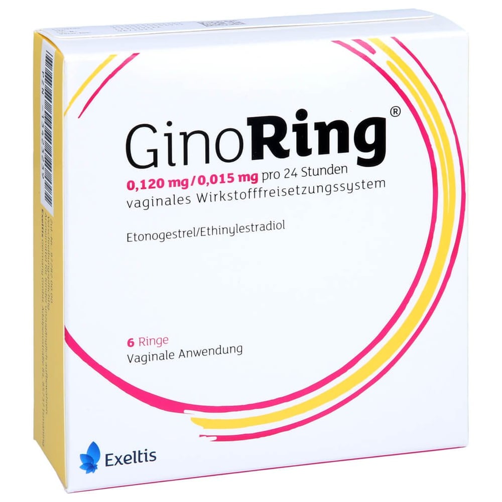 GinoRing 0,120 mg/0,015 mg pro 24 Stunden