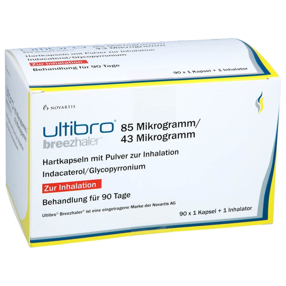Ultibro Breezhaler 85/43ug