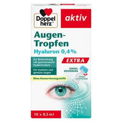 Doppelherz Augen-Tropfen Hyaluron 0.4% Extra