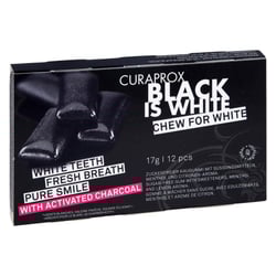 Curaprox BIW Zahnpflegekaugummi Aktiv Kohle