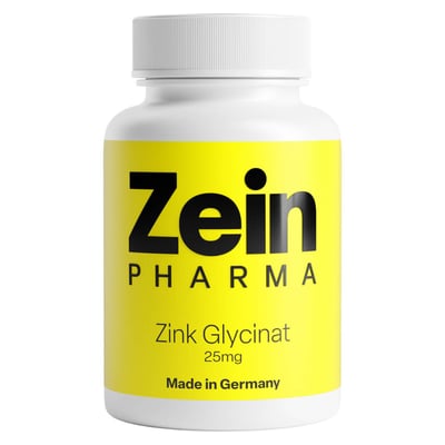 Zink Chelat 25 mg in magensaftresist.veg. Kapseln