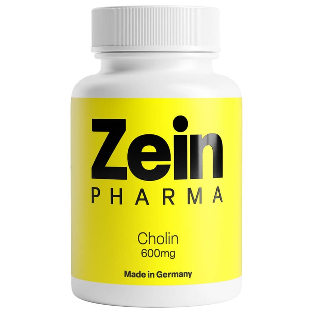 Cholin 600mg rein aus Bitartrat veg Kapseln