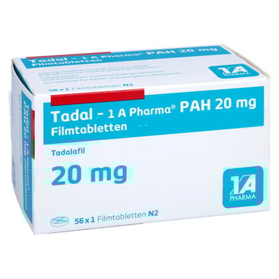 Tadal - 1 A Pharma PAH 20 mg Filmtabletten