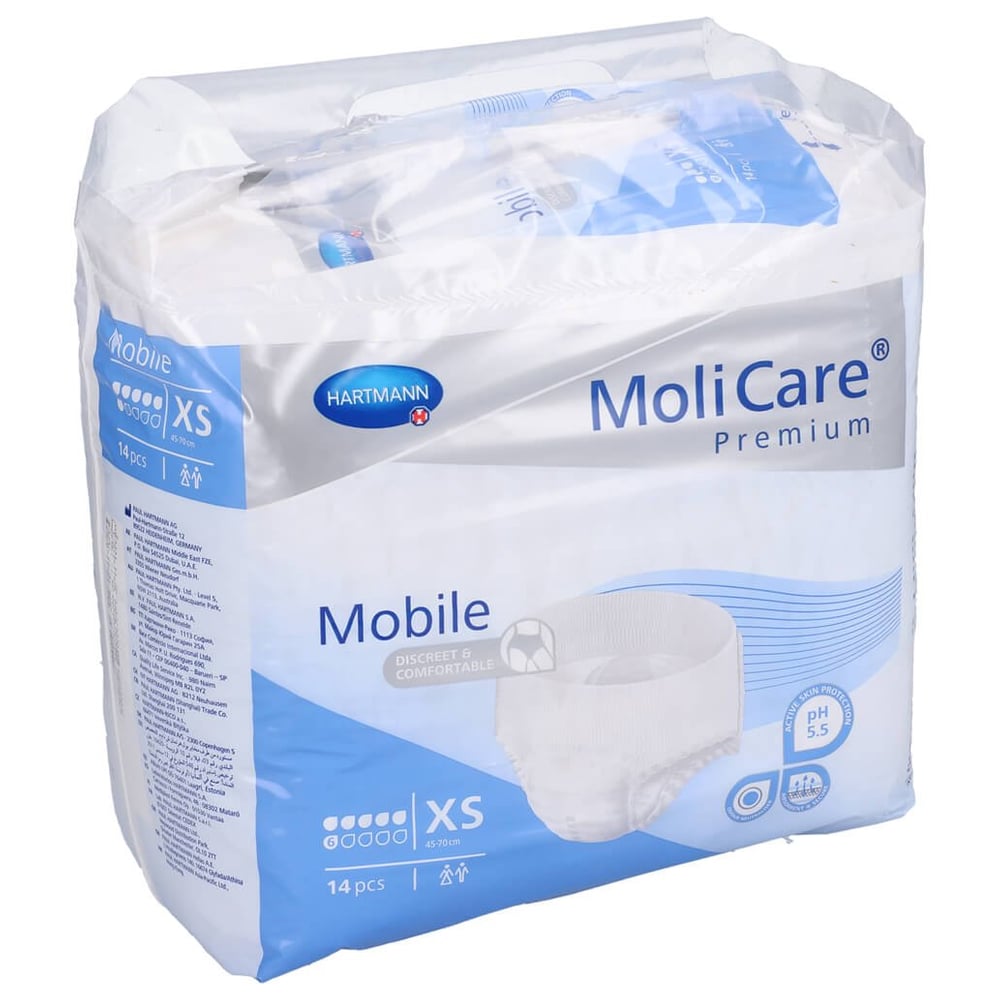 Molicare Premium Mobile 6 Tropfen Gr.XS