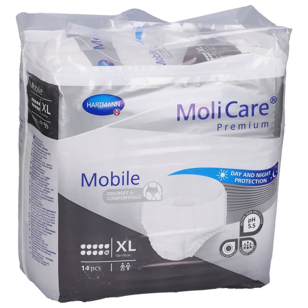 Molicare Premium Mobile 10 Tropfen Gr.XL