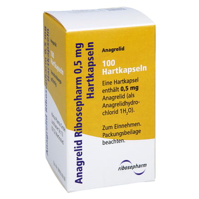 Anagrelid Ribosepharm 0,5 mg Produktbild 1