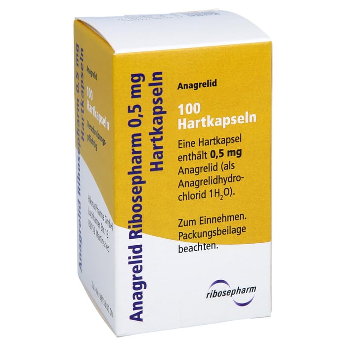 Anagrelid Ribosepharm 0.5mg
