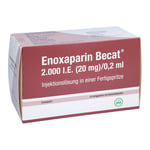 ENOXAPARIN Becat 2.000 I.E. 20mg/0,2ml ILO FS+Si.S Produktbild 1