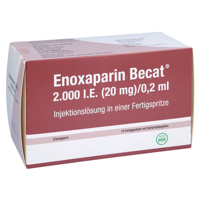ENOXAPARIN Becat 2.000 I.E. 20mg/0,2ml ILO FS+Si.S Produktbild 1