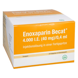 Enoxaparin Becat 4000 I.E. (40 mg)/0,4 ml Injektionslösung